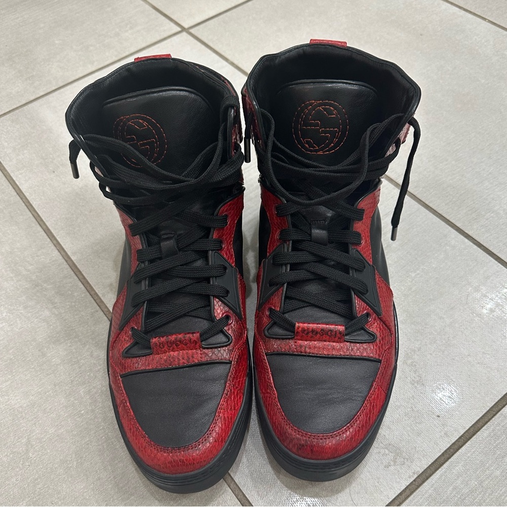 Gucci Python High-Top Men's Sneakers - image 1